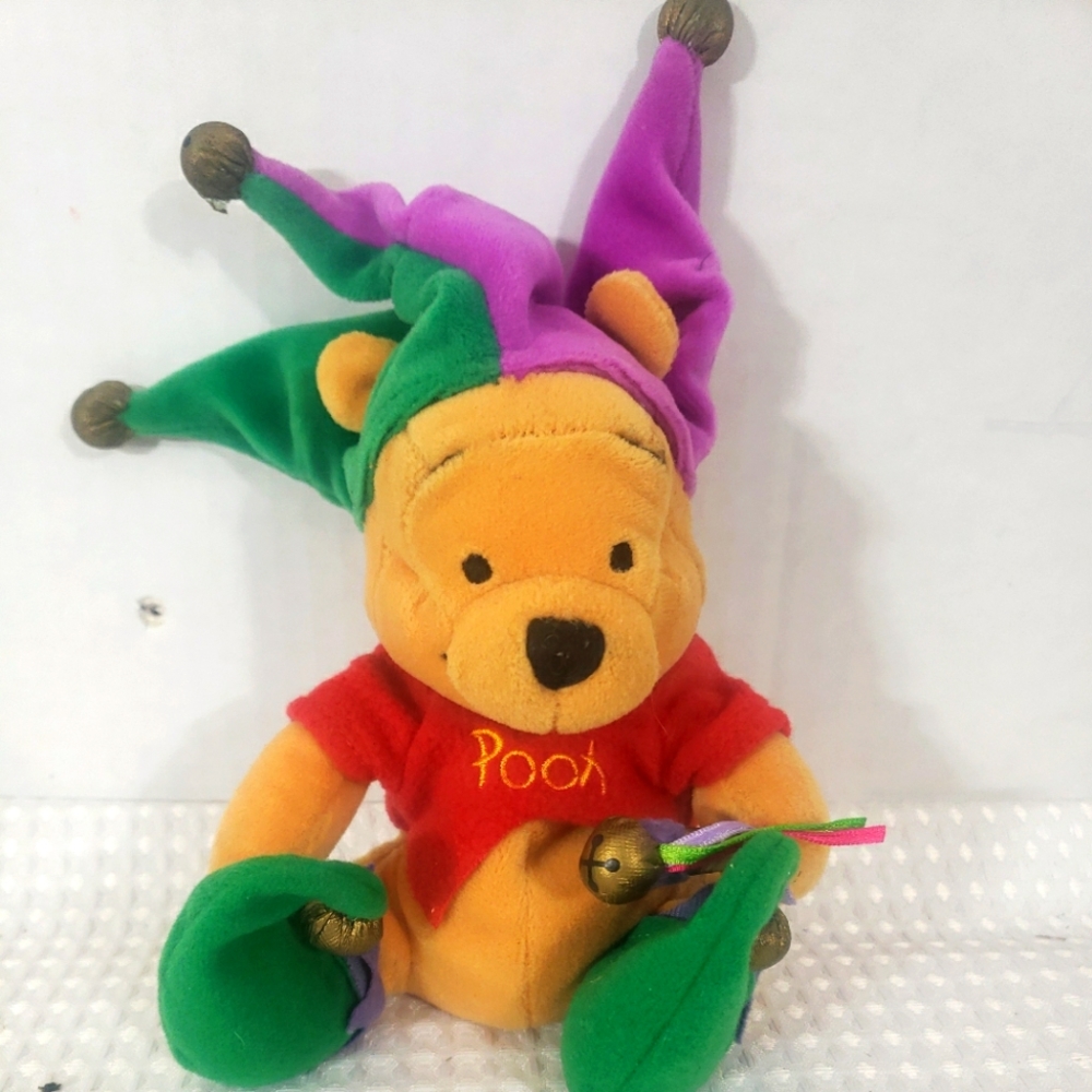 Disney Winnie the Pooh Stuffed Animal Yellow Green